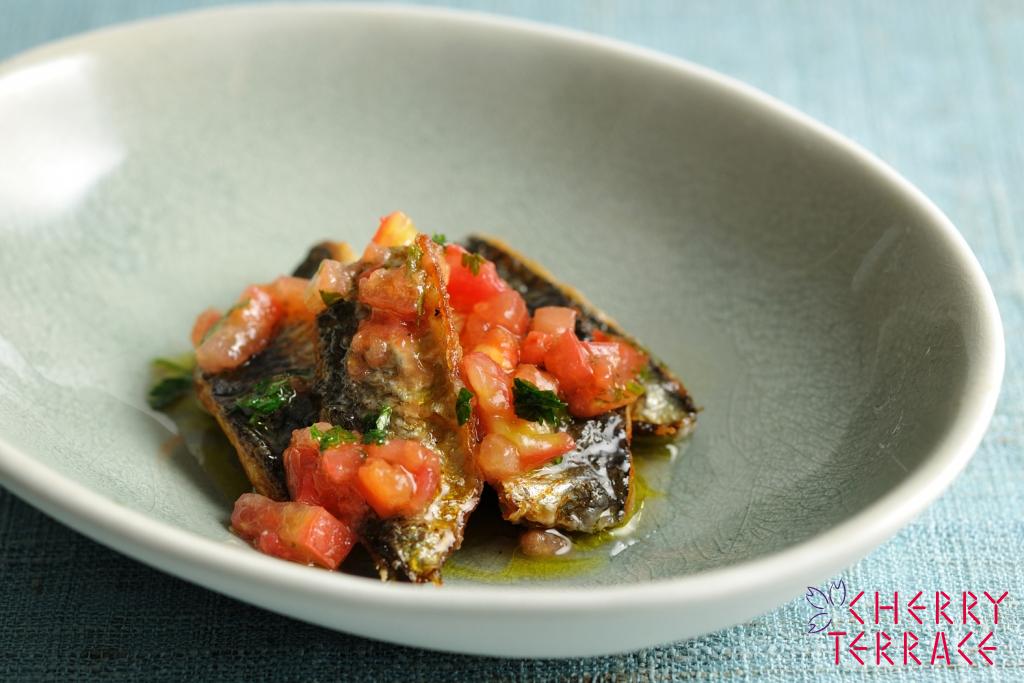 揚げいわしのマリネ