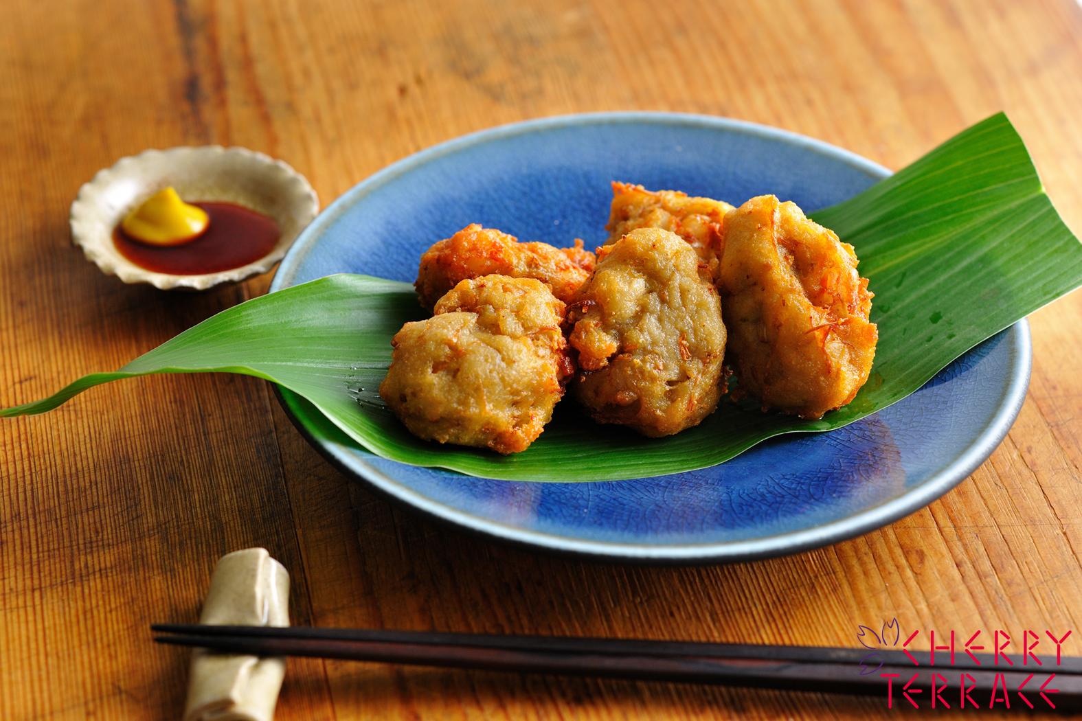 れんこんのおろし揚げ