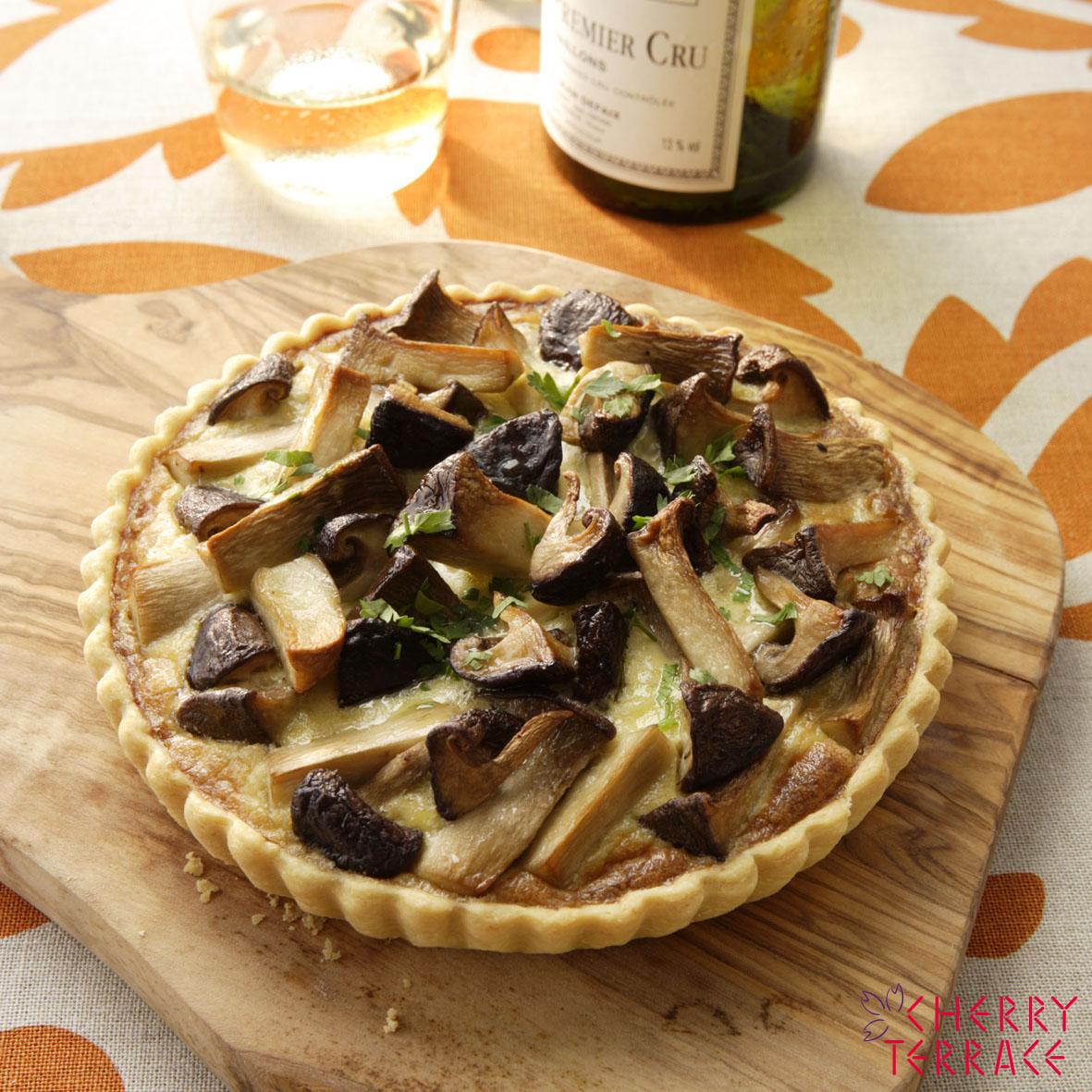 きのこのキッシュ E Gohan