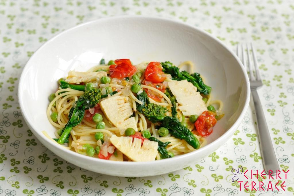 春野菜のスパゲッティ