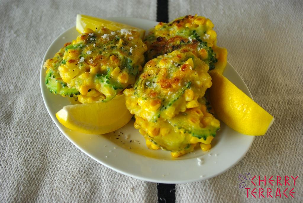 とうもろこしとゴーヤのジョン