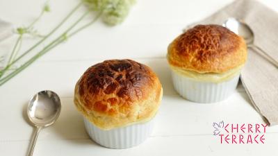 きのこのココット パイ包み