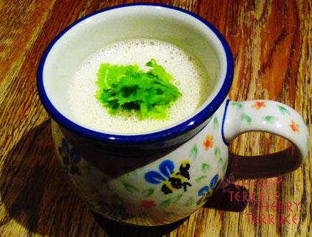 牡蠣のクラムチャウダー