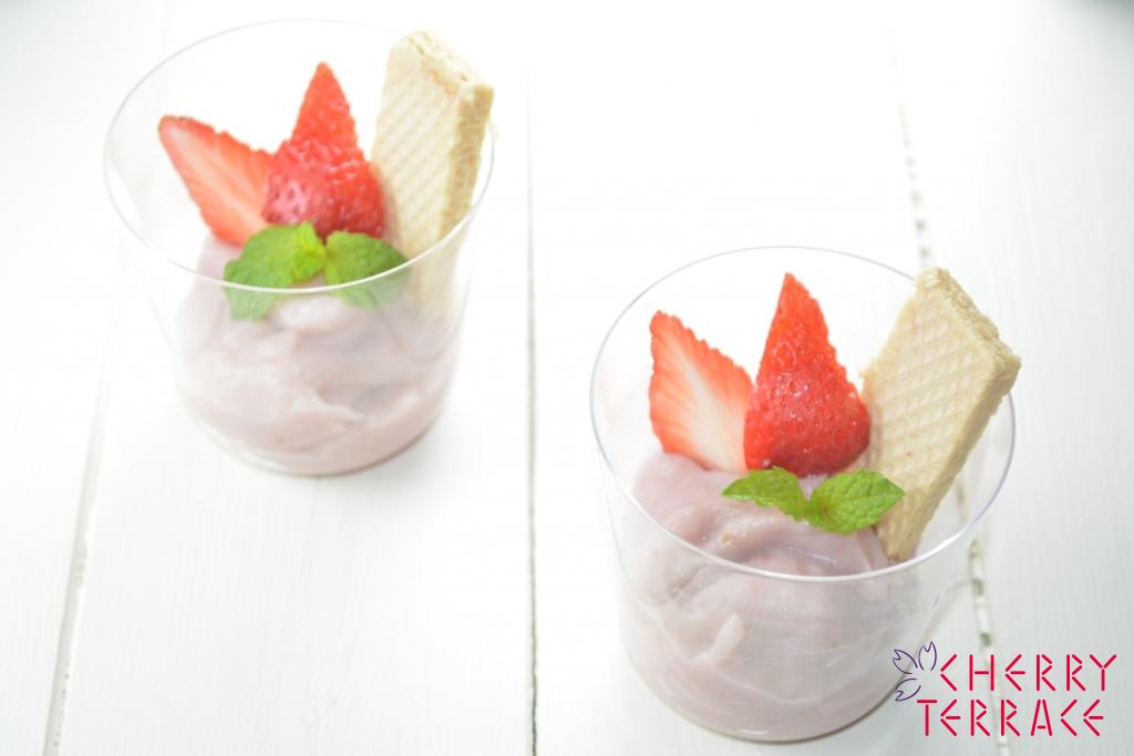 簡単いちごのアイスクリーム