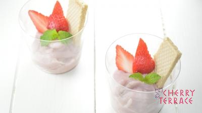 簡単いちごのアイスクリーム