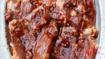 豚肉のマーマレード焼きーレモンマーマレードを使ってー