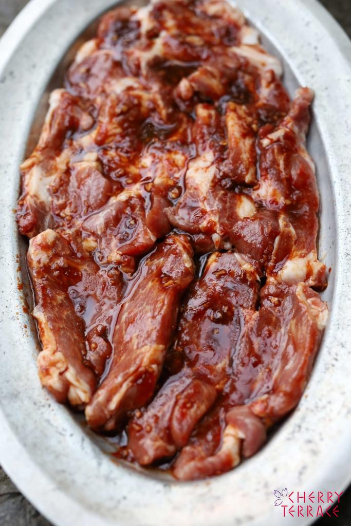 豚肉のマーマレード焼きーレモンマーマレードを使ってー