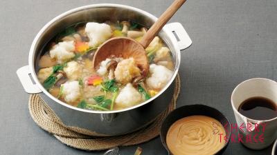 色々丸(つみれ)のみぞれ鍋