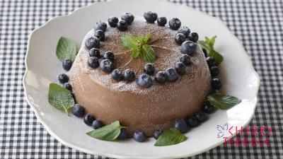 ブルーベリーのチョコケーキ