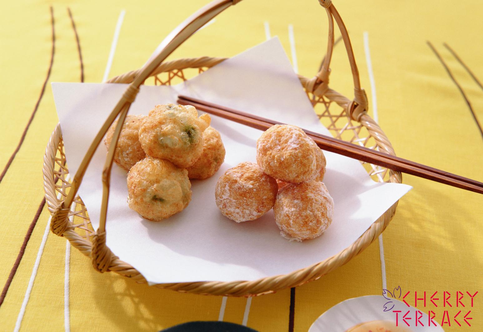 枝豆入りいか団子