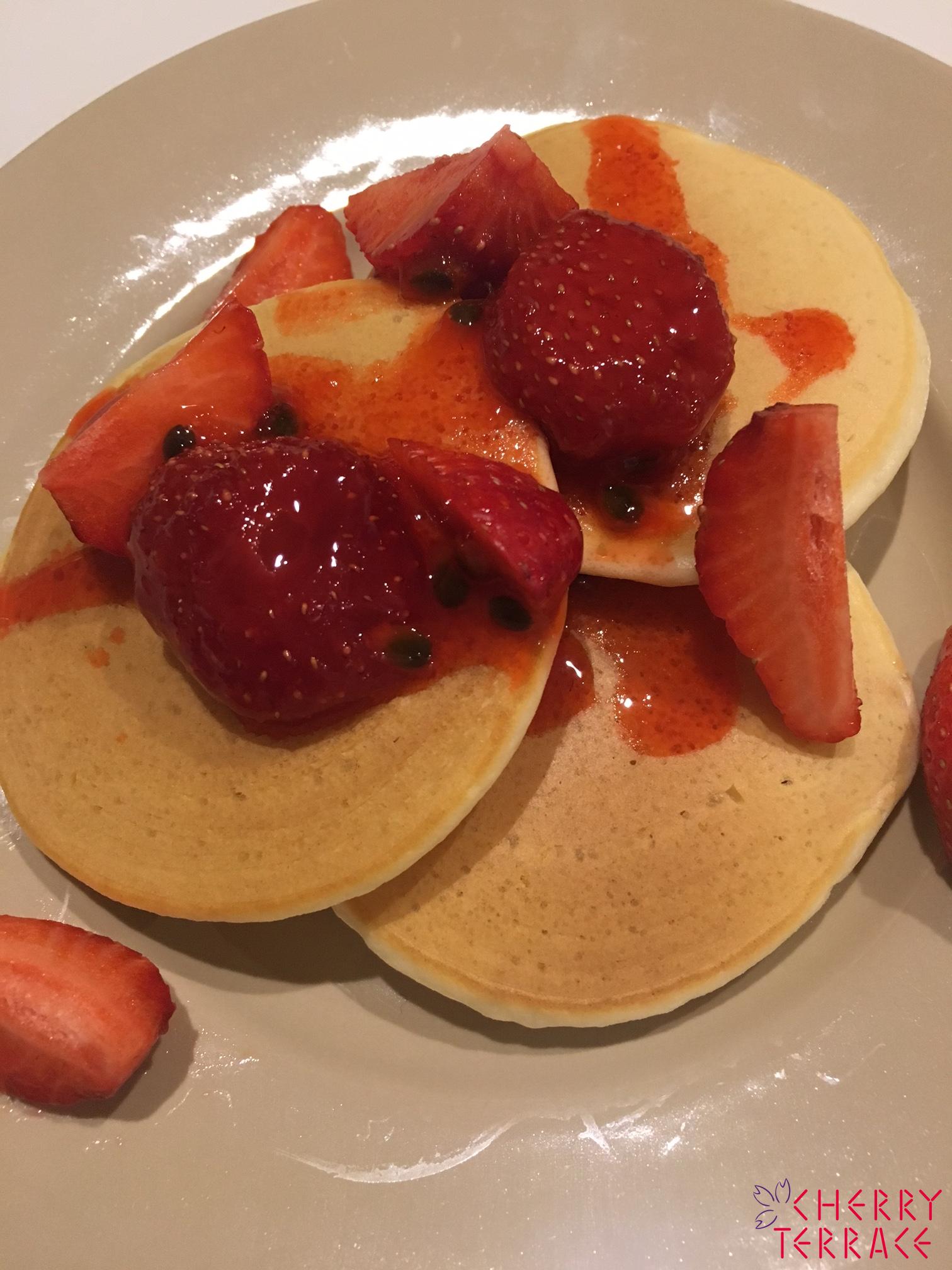 アーモンドミルクを使ったパンケーキ E Gohan アーモンドミルクを使ったパンケーキ E Gohan