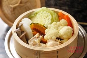 秋の蒸し野菜 味噌マヨソース