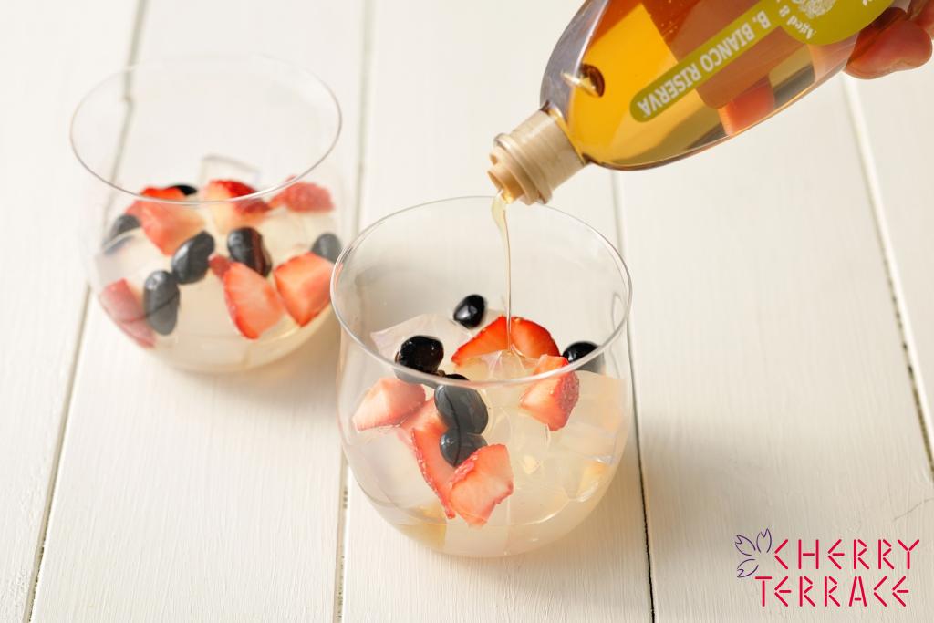 みつ豆バルサミコソース