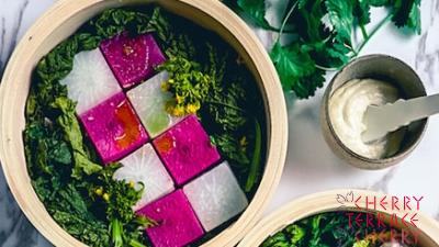 蒸し野菜 ベトナム風ピーナッツソース