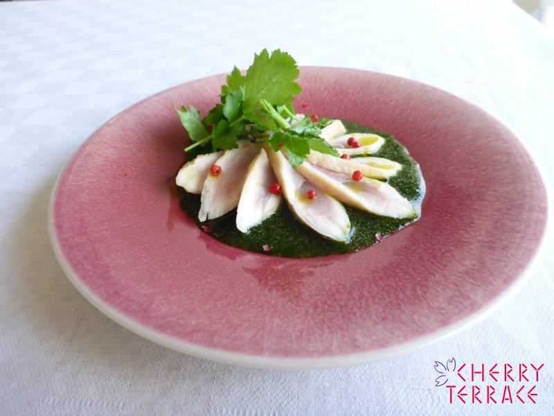 鶏ささみのわかめソース