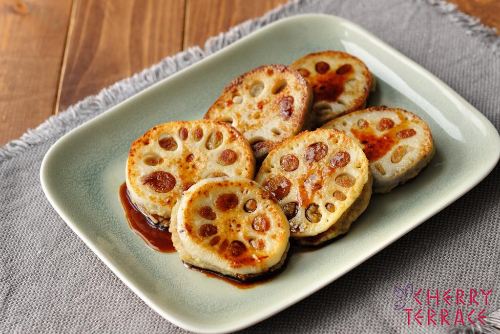 れんこんのもちもちステーキ