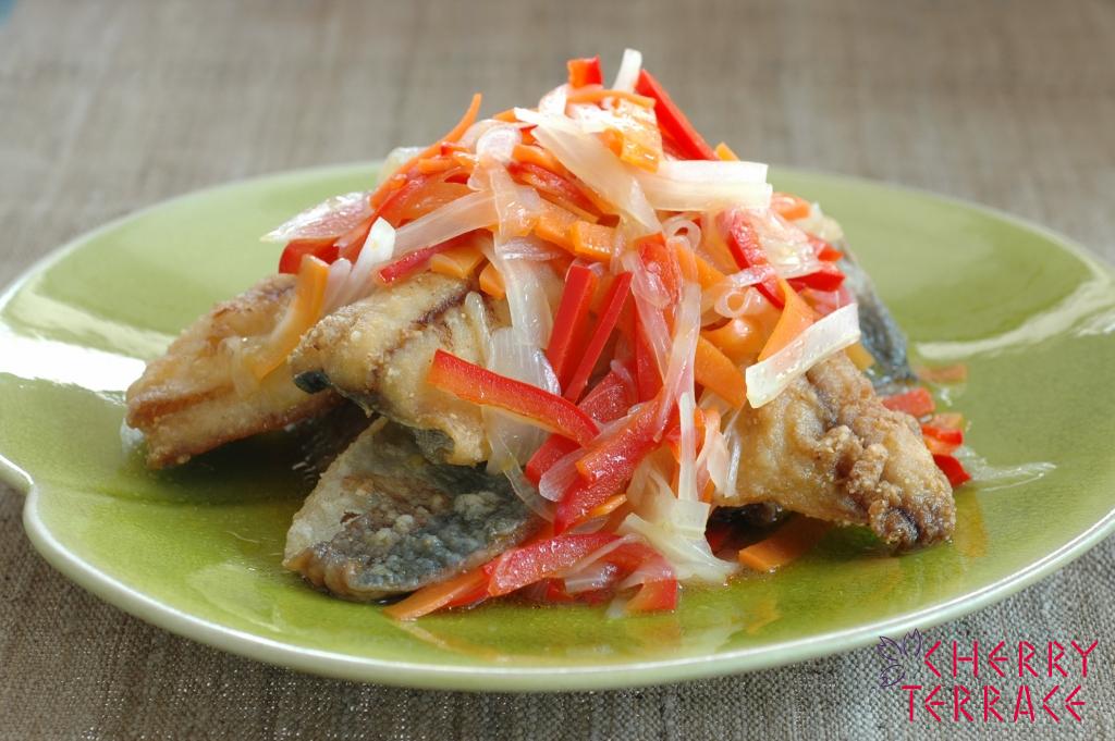 鯵のエスカベーシュ