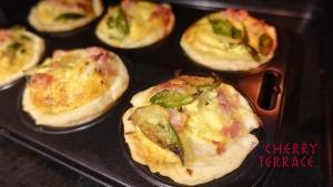 絹さやのキッシュ