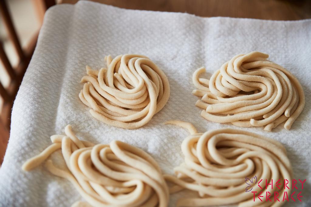 ピチ(スライシーで作る手打ちパスタ)