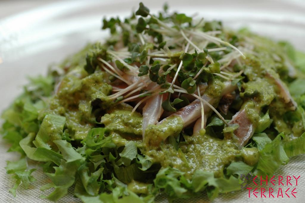 あじの香草サラダ