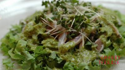 あじの香草サラダ