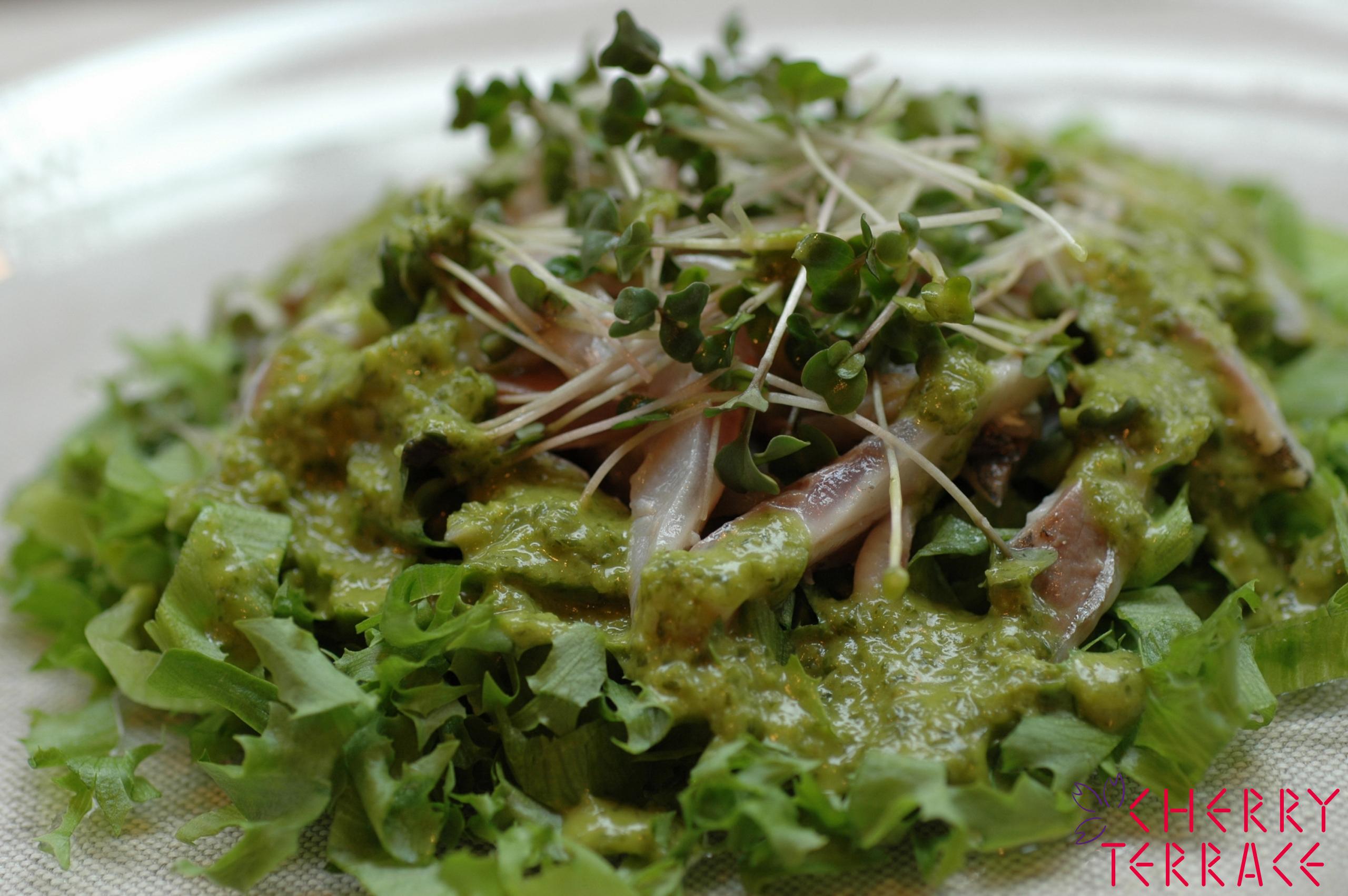 あじの香草サラダ