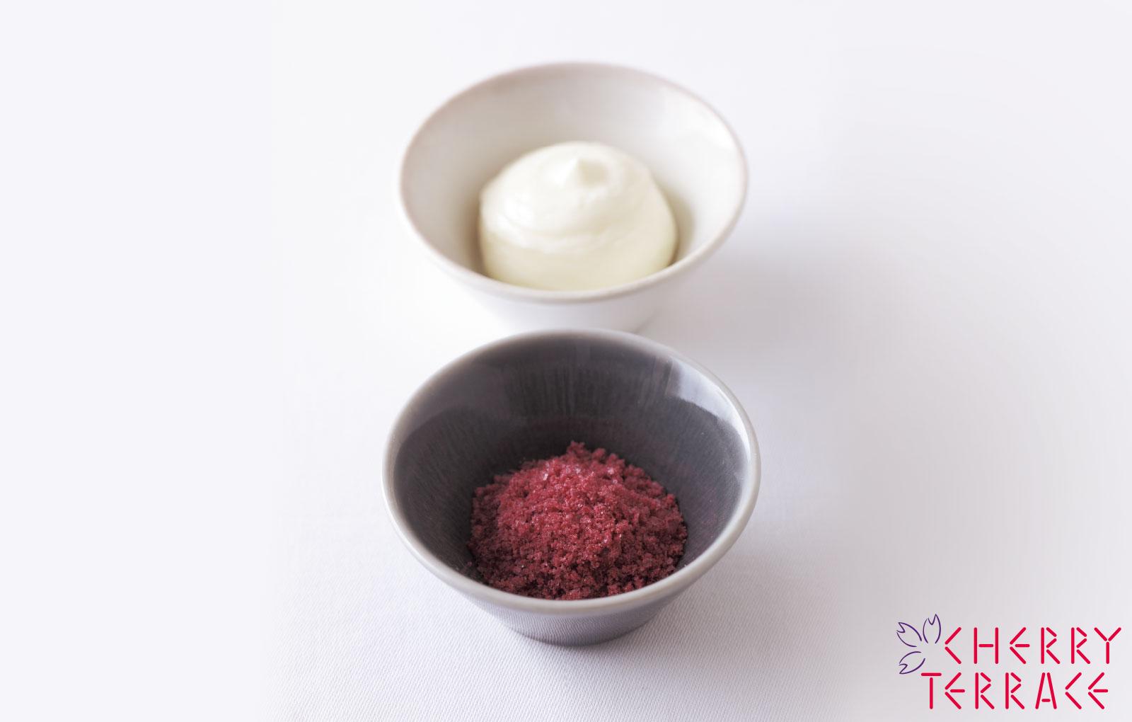 赤ワイン塩 ホイップバター