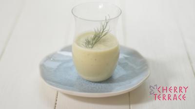 なすの冷製ポタージュ