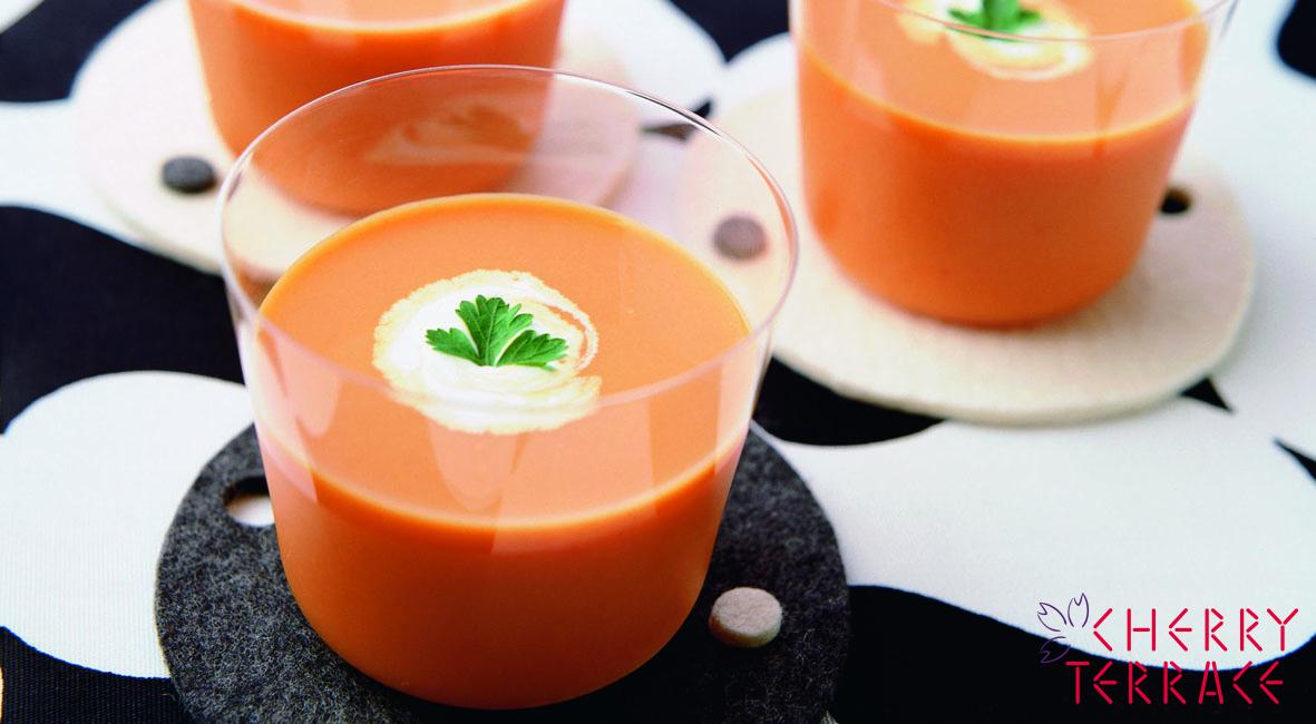 パプリカの冷製ポタージュ