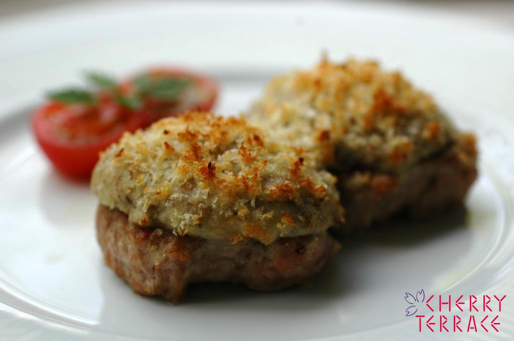 豚ヒレ肉のソテー マッシュルームソース