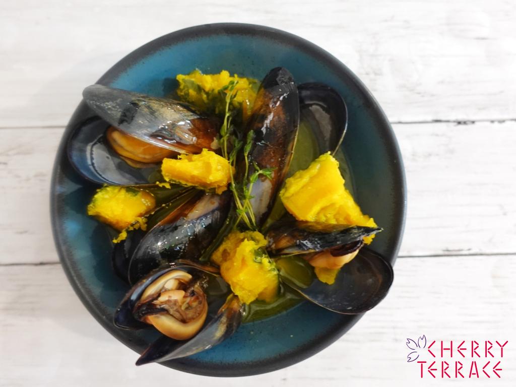 ムール貝とかぼちゃのスープ