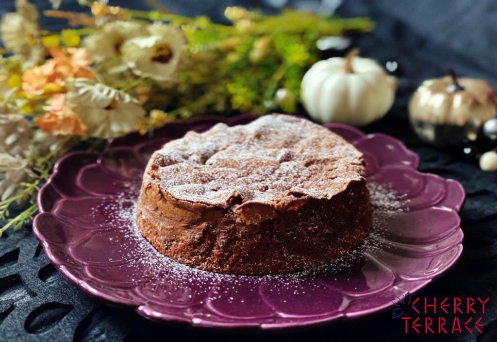 米粉のかぼちゃチョコケーキ