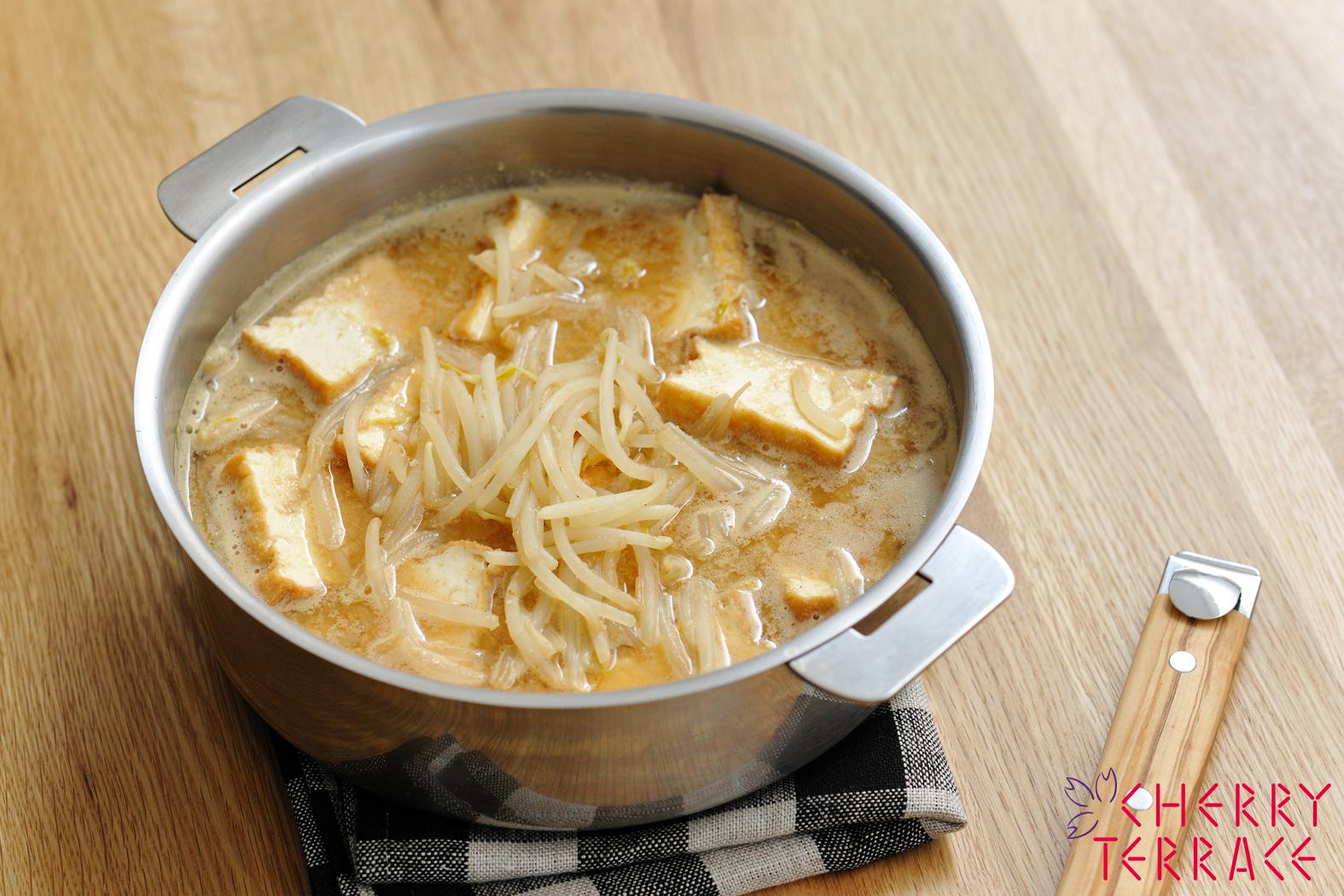 ごま味噌もやし鍋