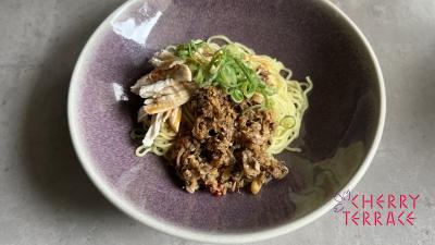 きのこのXO醤　和え麺