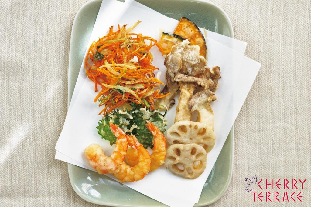 米粉液の揚げ衣