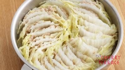 生姜麹の白菜と豚肉の蒸し煮