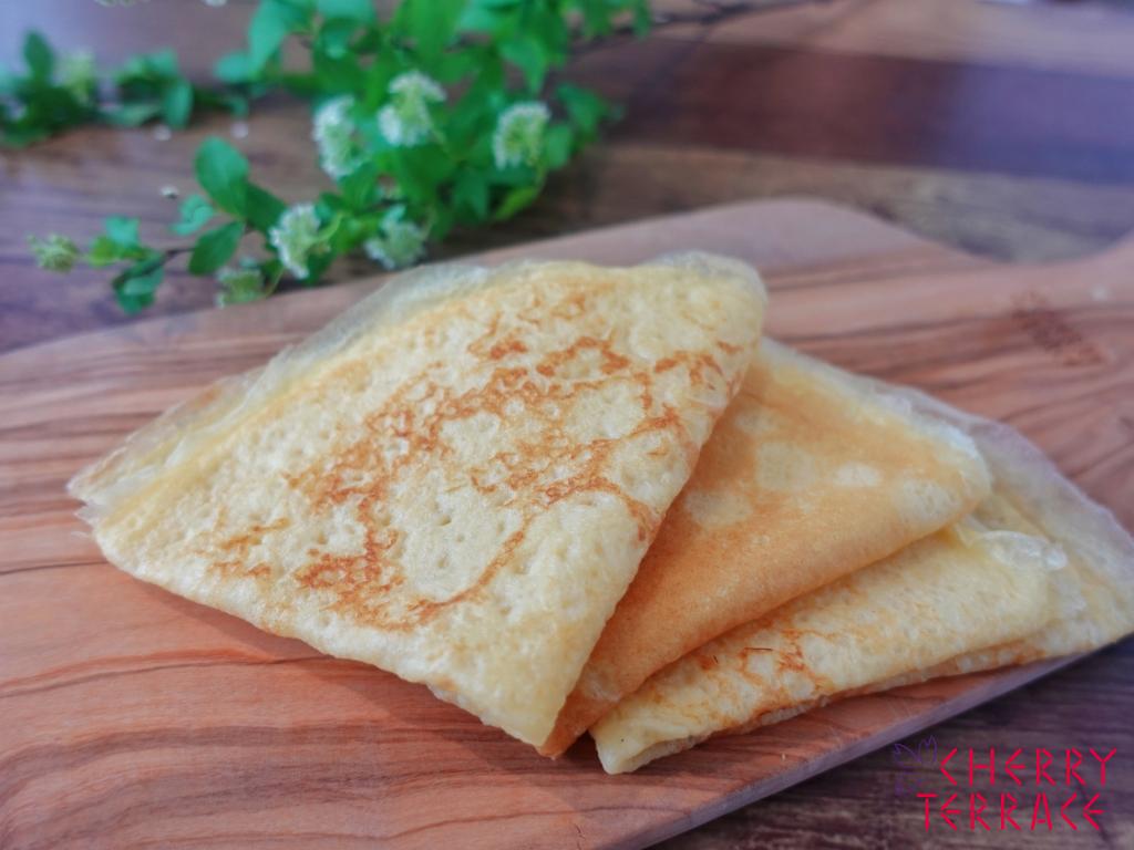 米で作るクレープ