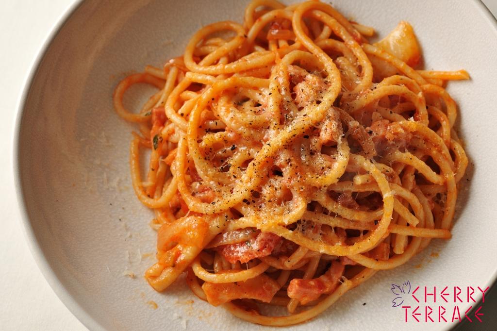 トスカーナ風 アマトリチャーナ