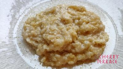 発芽玄米とパルミジャーノレッジャーノのリゾット