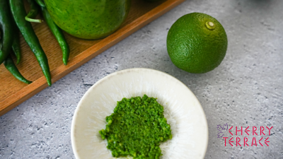 自家製柚子胡椒(ゆずこしょう)