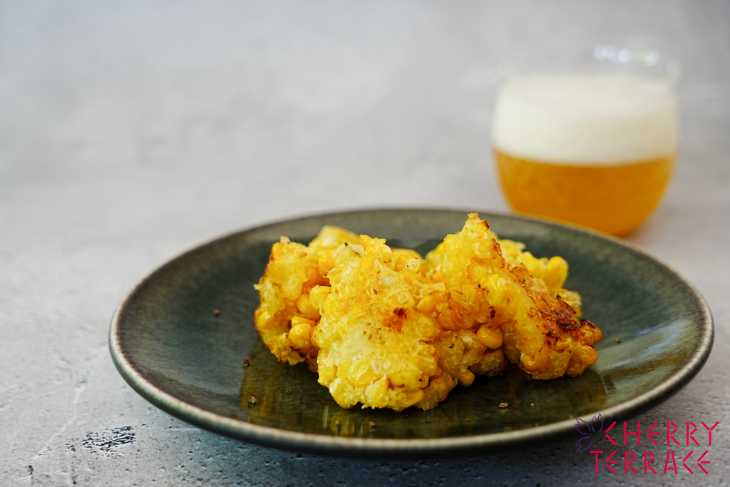 塩柚子のとうもろこしフリット