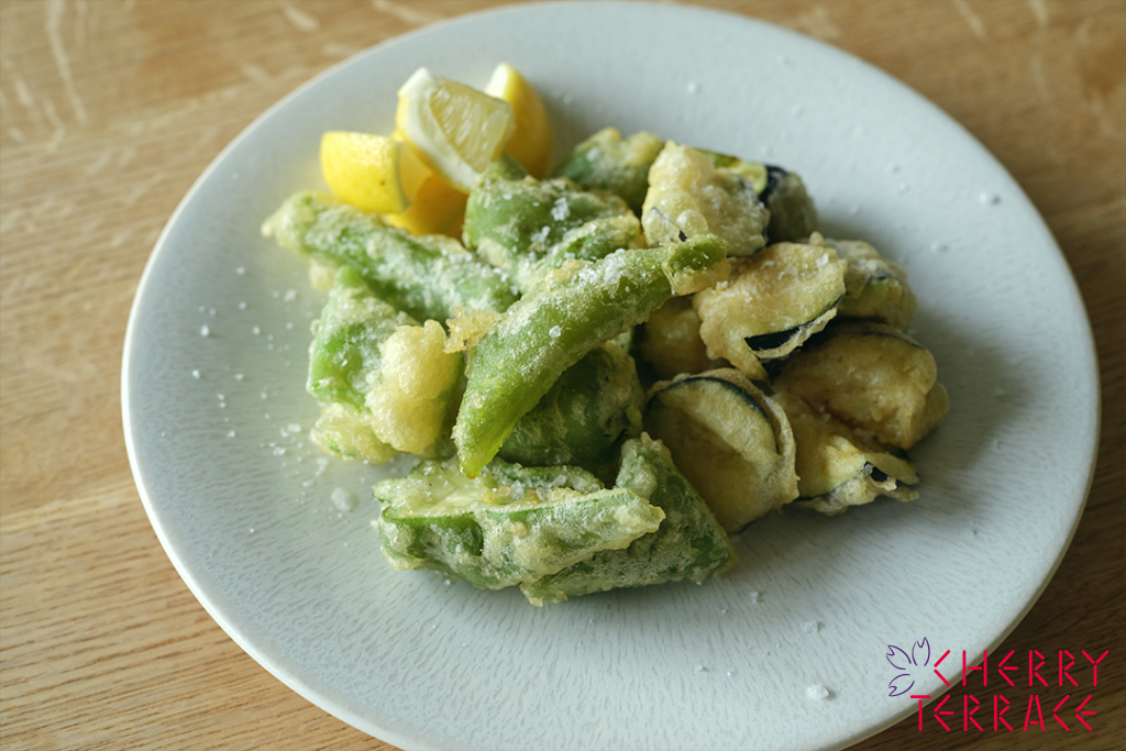 6427茄子と万願寺とうがらしのフリット