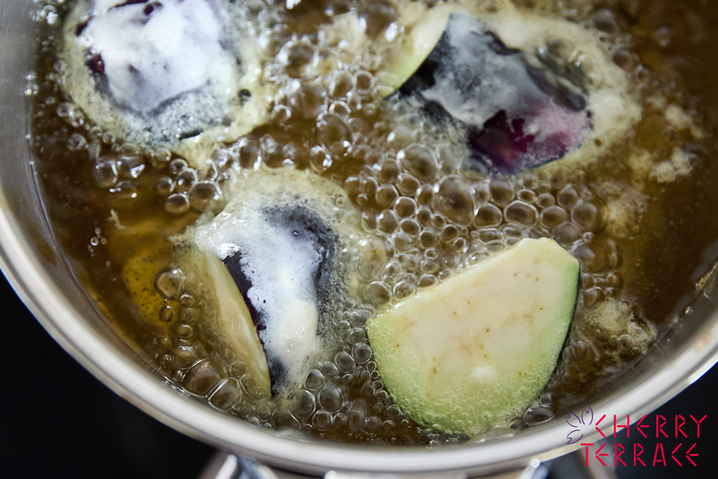 6427茄子と万願寺とうがらしのフリット