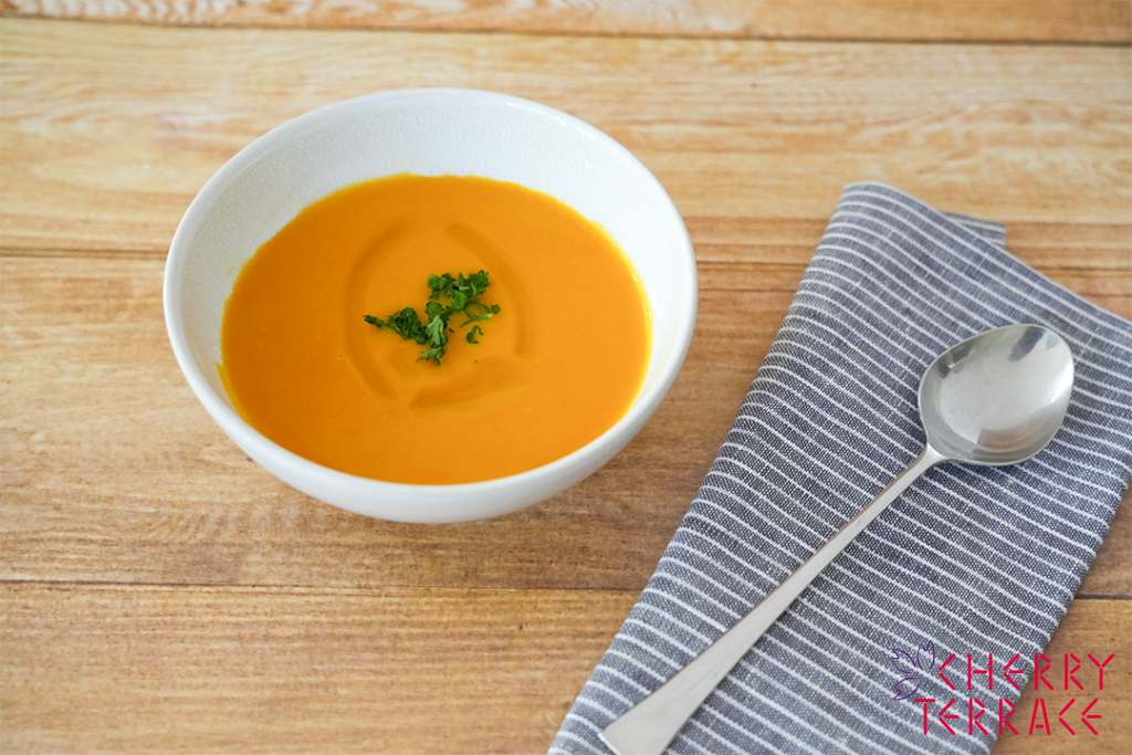 かぼちゃとにんじんのポタージュスープ
