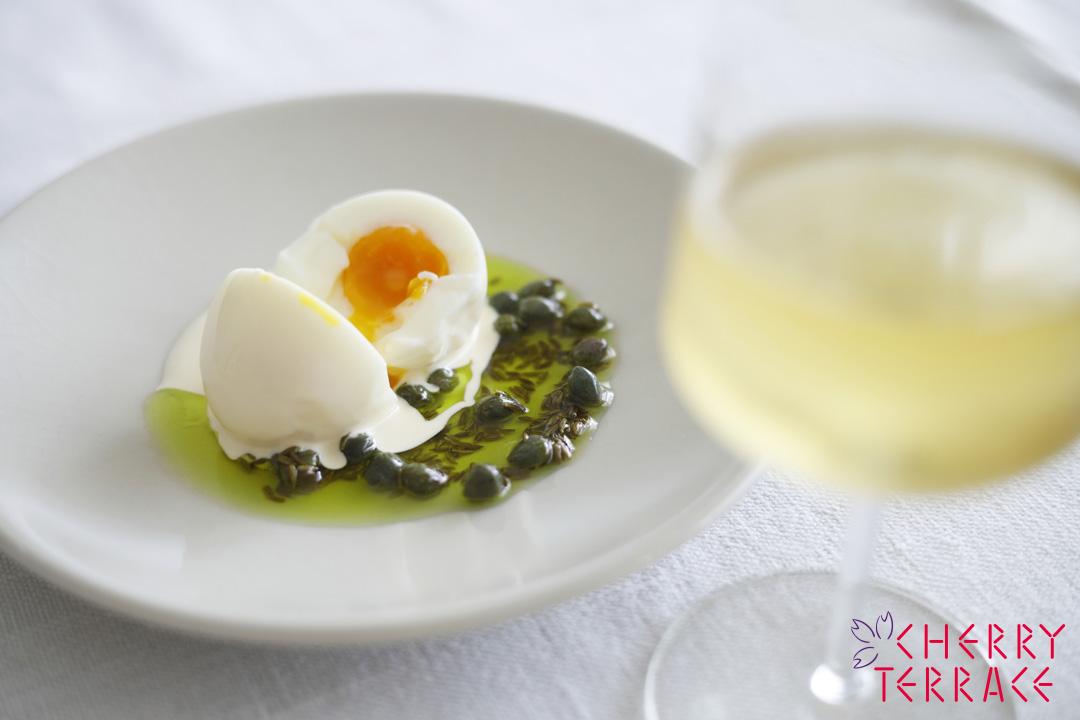 ウフマヨネーズ　ケイパーとクミンオイル