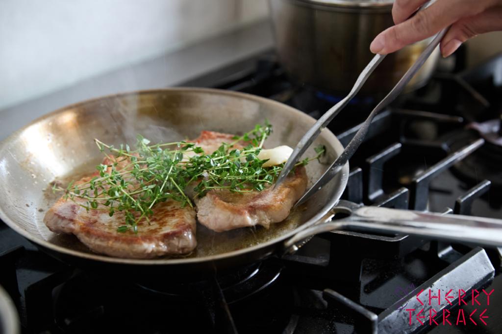 豚のソテー アグロドルチェ