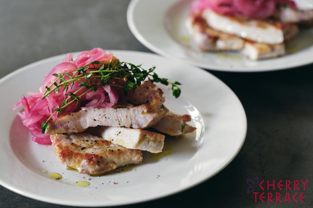 豚のソテー アグロドルチェ