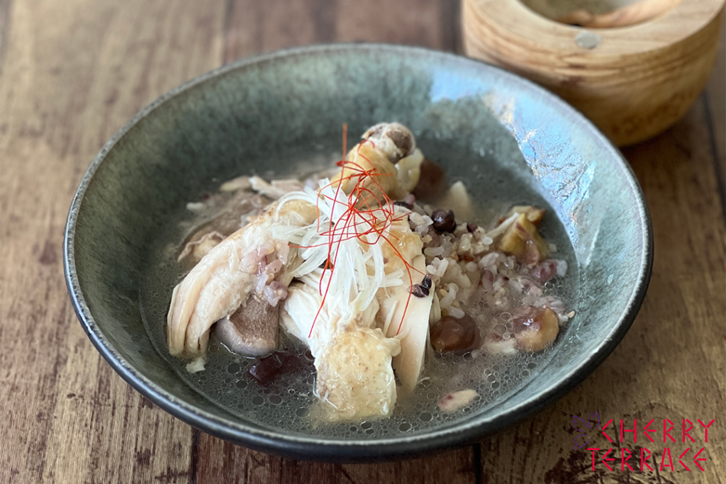圧力鍋で作る 参鶏湯(サムゲタン)