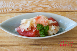 大根と柑橘のマリネ