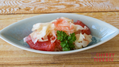 大根と柑橘のマリネ